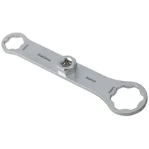 BikeService Gabelkappenschlüssel 22 / 32 mm, 6-kant Schwarz