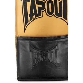 TapouT Boxhandschuhe aus Leder (1 Paar) Lockhart Lederboxhandschuhe - Gold / Black - 08 oz R