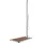 vidaXL Gartendusche mit Bodenplatte 225 cm silber/braun 3070790