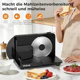 yashe Faltbarer Allesschneider 180W Schwarz