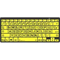 LogicKeyboard XL-Print Black on Yellow DE