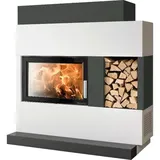 HAAS+SOHN Kaminbausatz ADONIS-II KOMFORT-IV 180.18 schwarz 8,3 kW