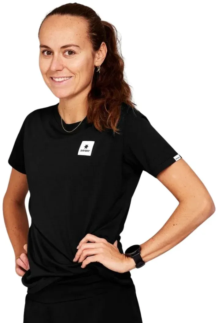 Saysky Damen Clean Combat T-Shirt schwarz