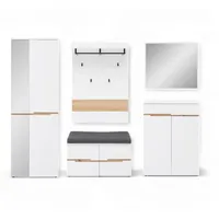 Innostyle Garderobenset Memphis Garderoben Set, 255x192x38cm (B/H/T)