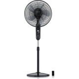 Brandson Standventilator 45,5cm Ø, DC, leise, Fernbedienung, energiesparend, Oszillation, 25 Stufen, schwarz