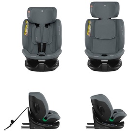 KIKKABOO Kindersitz i-Tour i-Size (40-150 cm) Gruppe 0+/1/2/3, Isofix, drehbar dunkelgrau