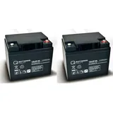 Quality Batteries Ersatzakku für Invacare Orion Elektromobil 24V 2 x 12V 50Ah AGM Batterie