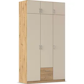 Rauch Wäscheschrank GAMMA 136 x 248 x 54 cm Beige