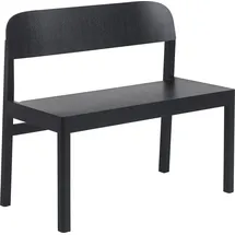 Muuto Sitzbank Workshop Eiche Schwarz