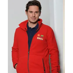 Printer  Herren Fleecejacke Speedway in Rot, Gr. S