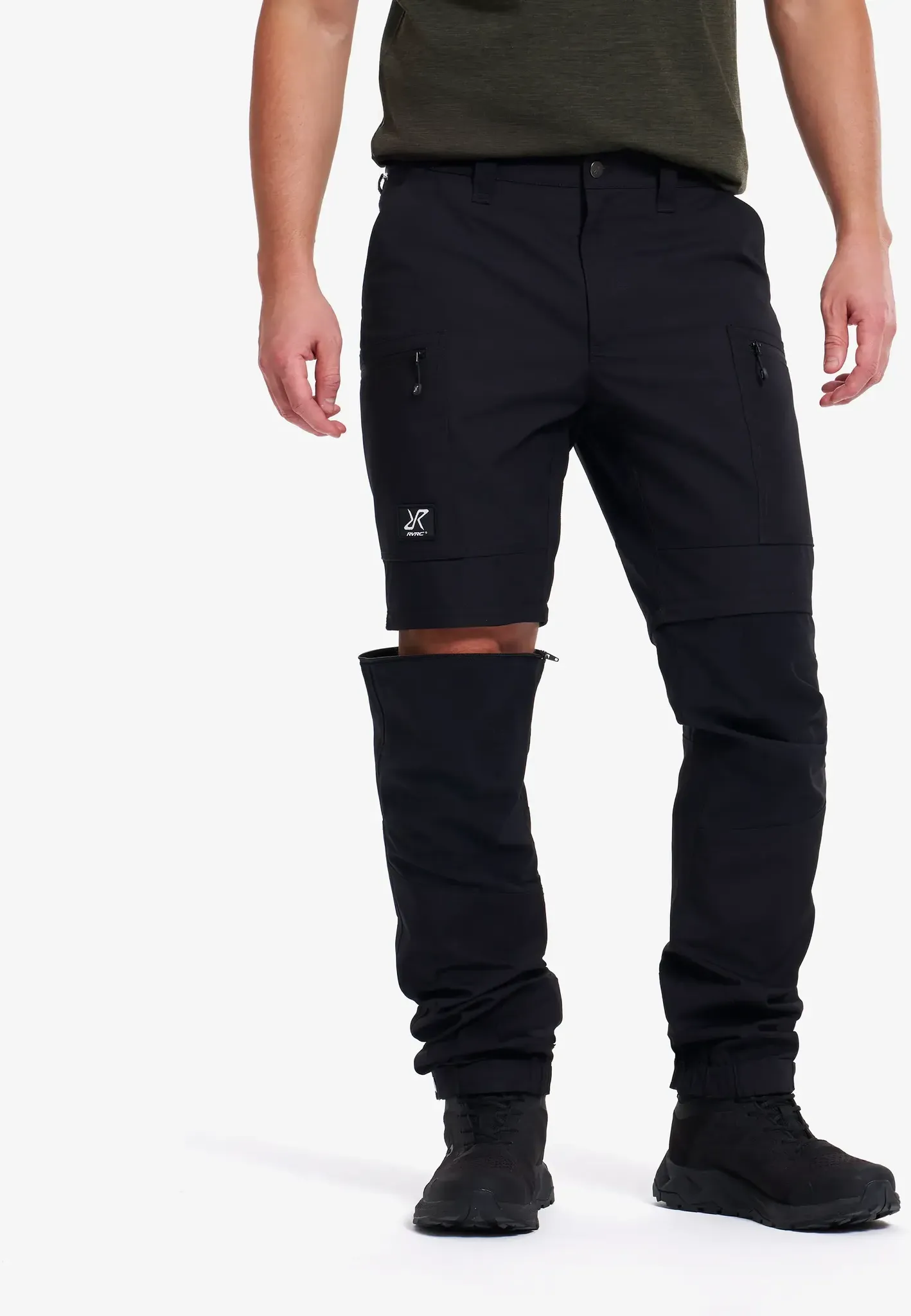 Nordwand Pro Zip-off Pants Herren Black, Größe:L - Hosen > Zip-off-hosen - Schwarz
