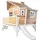 Axi Spielhaus Emma braun/weiß  mit Rutsche weiß A030.108.91