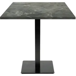 Restootab Tisch Milan 70x70cm - Modell metallisierter Stein