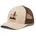 Mesh Snap Back Baseball Cap ancient fossil beige One Size