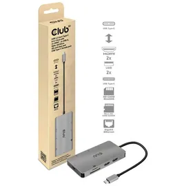 Club 3D 8in1 Hub, USB-C 3.0 [Stecker] (CSV-1593)