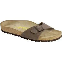 Birkenstock Madrid Birko-Flor Nubuk schmal mocca 46