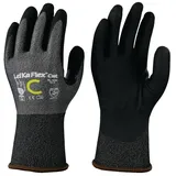 Leipold Schnittschutzhandschuhe LeiKaFlex® CUT RL 1636 Gr.10 grau/schwarz EN 388 PSA II