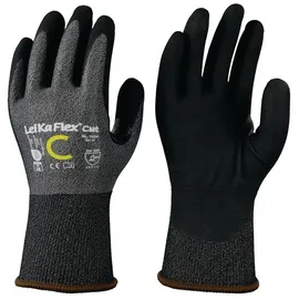 Leipold Schnittschutzhandschuhe LeiKaFlex® CUT RL 1636 Gr.10 grau/schwarz EN 388 PSA II