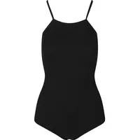 URBAN CLASSICS Ladies Rip Body - Schwarz