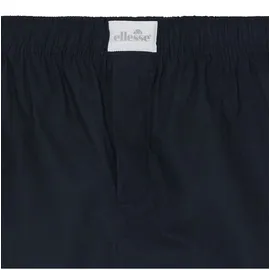 Ellesse Web-Boxershorts Schwarz/Weiß/Blau M 3er Pack