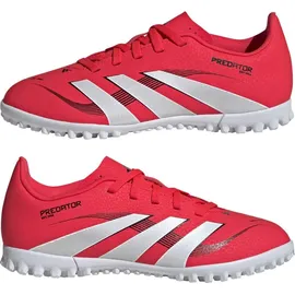 adidas Predator Club Kids TF Kinder Lucid Red/Cloud White/Core Black 37 1/3
