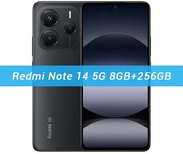 【Marke+】 Xiaomi Redmi Note 14 5G Globale Version NFC Smartphone MTK Dimensity 7025-Ultra 108 MP Kamera 45 W Turbo Charging