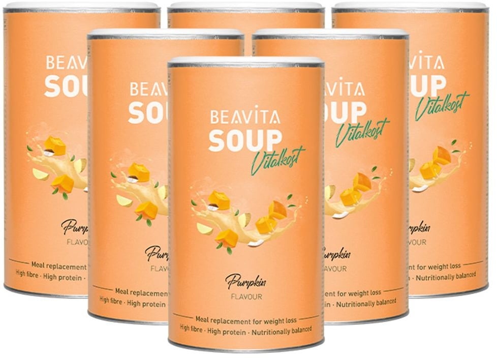 BEAVITA Soupe minceur, Courge 6x540 g poudre soluble pour injection, perfusion ou inhalation