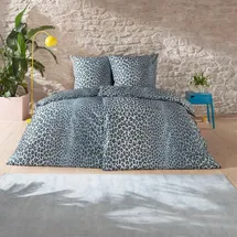 Estella Lionel Tiere Blau 200 x 200 cm + 2 x 80 x 80 cm