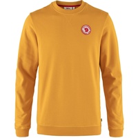 Fjällräven 1960 Logo Badge Sweater M Herren Mustard Yellow Größe M