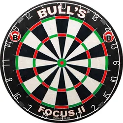 BULLS Dartboard Focus II Bristle Dart Board, DIVERSE DESIGNS, ONE SIZE