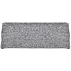 [en.casa] Stufenmatte 65 x 24 cm Hellgrau