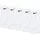 Nike Jungen Df Perf Basic Crew Socken, White, 4/5 Jahre - 4-5 Jahre