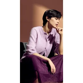 Zero Strickjacke 6712-Lilac Melange 40