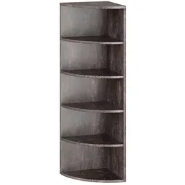 Ricoo Bücherregal 110 x 33 x 33 cm Grau