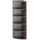 Ricoo Bücherregal 110 x 33 x 33 cm Grau