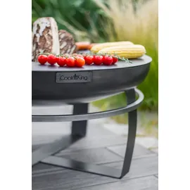 Cook King Grillplatte Ø 102 cm Stahl grau