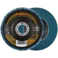 RHODIUS ALPHAline LGZ F3 Fächerschleifscheibe 115 x 22,23 mm