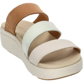 Keen ELLECITY SLIDE Damen Natural Leather/Clearly Aqua 41