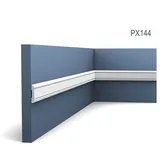 Orac Decor PX144 Axxent Profilleiste Friesleiste Stuckprofil Wand Rahmen Dekor Element 2 m 200 x 0,8 x 4,7 cm