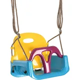 Outsunny Schaukel 3 in 1 Blau Kunststoff