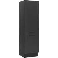 BASIC by Balculina Kühlumbauschrank Turin 60 x 57 x 211 cm Schwarz