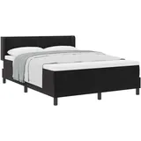 vidaXL Boxspringbett 140 x 200 cm Schwarz