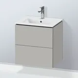 Duravit Waschtischunterschrank 2 Auszüge 52 x 42,1 x 55 cm Betongrau Matt