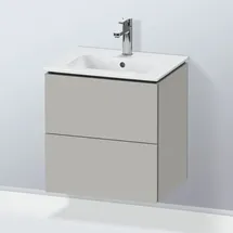 Duravit Waschtischunterschrank 2 Auszüge 52 x 42,1 x 55 cm Betongrau Matt