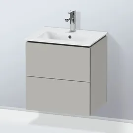 Duravit Waschtischunterschrank 2 Auszüge 52 x 42,1 x 55 cm Betongrau Matt