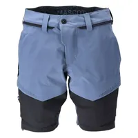 Mascot Stretch-Shorts "22149-605" Customized - 29C66 - steinblau/schwarzblau