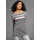 LAURA SCOTT Strickpullover mit Glitzermuster Grau 46