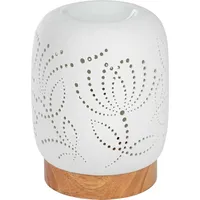 Onvaya ONVAYA® Duftlampe | Elektrisch | Farbe: Creme weiß | Aroma Diffuser | Aromalampe | Duftstövchen | Modernes Duftlicht (Katja)