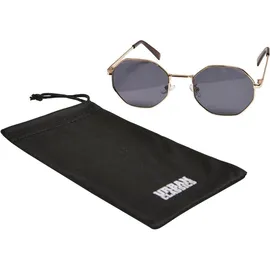 URBAN CLASSICS Sunglasses Toronto, Black/Gold, One Size