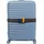 American Tourister - Gepäckgurt mit TSA‐Schloss, Sicheres Kofferband für Reisen, Dunkelblau/Orange